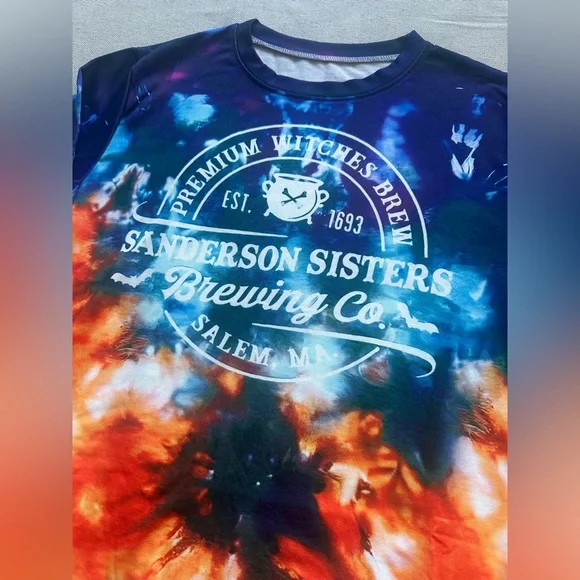 Sanderson Sisters Salem Witch Tie Dye Shirt - Picture 2 of 4